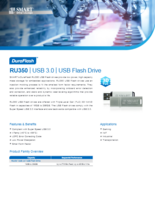 SLC/TLC NAND 採用  産業用USB ステック 【RU350 3D TLC】