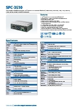 ファンレス組込みPC Vecow SPC-3510 製品カタログ