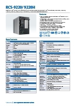 ファンレス組込みPC Vecow RCS-9220 製品カタログ