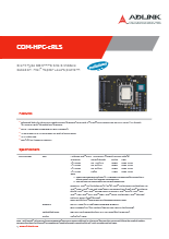 COM-HPC クライアントCPUモジュール ADLINK COM-HPC-cRLS 製品カタログ