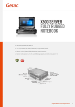 工業用堅牢ノートPC X500 Server