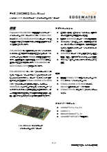 Edgewater社　XMCネットワークインターフェイスカード　EHS-XMC5602　日本語資料