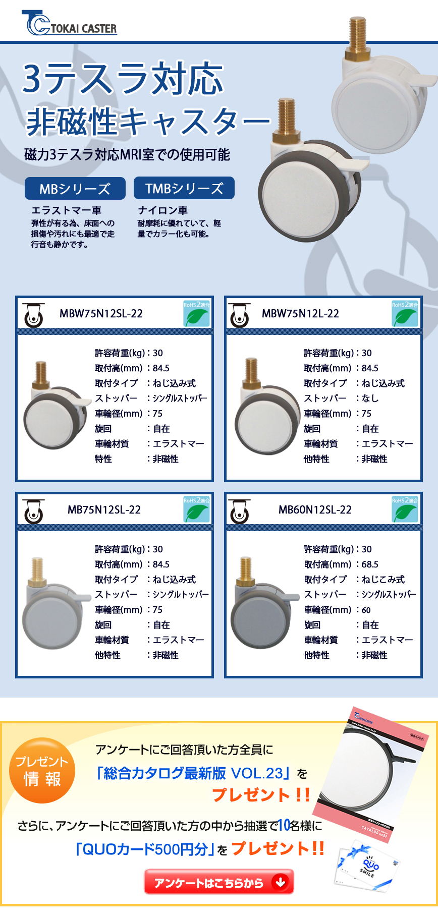 東海キャスター