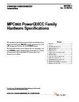 MPC860TVR50D4 データシート