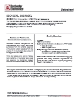 【メーカー認定の再生産】ロチェスター MPU製品 EN80C188XL-12 データシート