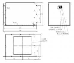 大口径・ハイパワー対応ビームプロファイラ 200mm角・可視光用 LBP-B200VIS-U