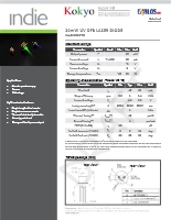 波長399nm UV DFBレーザーダイオード