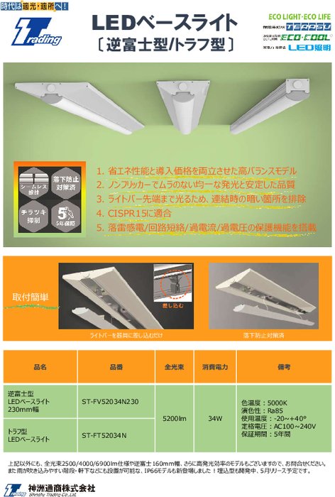 LEDベースライト