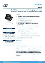 STMicroelectronics社製 6軸慣性計測ユニット LSM6DSV80X