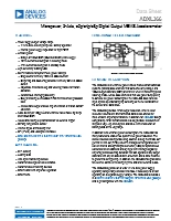 Analog Devices社製 3軸デジタル出力MEMS加速度センサ ADXL366