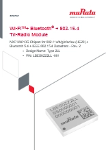村田製作所製 Wi‑Fi 6／Bluetooth／802.15.4モジュール Type 2LL