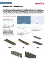 Molex社製 高電流用コネクタ Molex VersaPowerコネクタ
