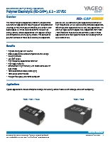 YAGEO Group KEMET社製 ポリマコンデンサ SSD KO-CAP