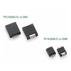 48V車載システム向けTVSダイオード TP5.0SMD-FL/TP1KSMB-FL