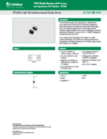 0.3pF 4A 一方向ダイオードアレイ SP3205シリーズ