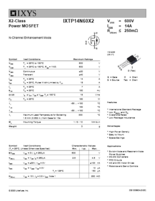 ディスクリート MOSFET X2-Classシリーズ IXTP14N60X2