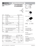 高電圧 IGBT IXYT30N450HV