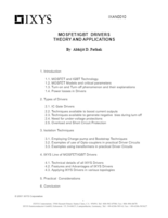 MOSFET/IGBTドライバの理論と用途