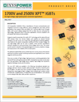 High Voltage シリーズ - 1700V - 4500V XPT™（エクストリームライト パンチスルー）IGBT