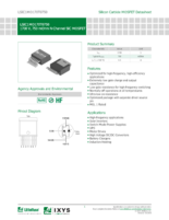 1700V・750MΩ NチャンネルSiC MOSFET LSIC1MO170T0750シリーズ データシート