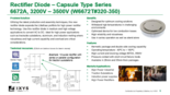 整流(カプセルタイプ)ダイオード Rectifier-Capsule Typeシリーズ　サマリー