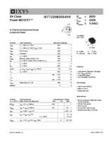 135V-200V N チャネル ウルトラジャンクション パワーMOSFET X4-Classシリーズ