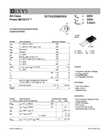 135V-200V N チャネル ウルトラジャンクション パワーMOSFET X4-Classシリーズ