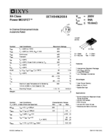 135V-200V N チャネル ウルトラジャンクション パワーMOSFET X4-Classシリーズ