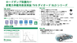 高電力車載用表面実装TVSダイオード SLDシリーズ