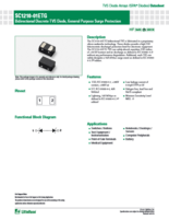 5V 15A TVSダイオードアレイ SC1210-01ETGシリーズ