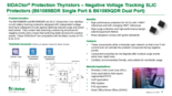 デュアルポート負電圧追跡SLICプロテクター SOP-8 B61089QDRシリーズ　サマリー