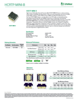 16VDC 500A 高電流リフロー対応サーマルプロテクター HCRTP-mini-Bシリーズ