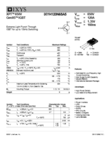 650V 1200V XPT(エクストリームライト パンチスルー)IGBT Trenchシリーズ IXYH120N65A5