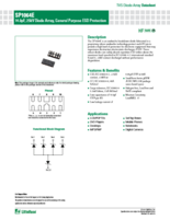 TVSダイオードアレイ SP1064E シリーズ