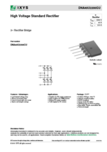 40A／800～2200V対応 三相整流ブリッジ　DNA40U2200GU