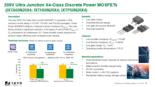 135V-200V N チャネル ウルトラジャンクション パワーMOSFET X4-Classシリーズ　サマリー