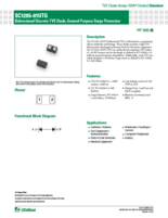 TVSダイオードアレイ SC1205-01UTGシリーズ
