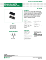 超低キャパシタンス4チャンネルダイオードアレイ SC1004U-ULC-04UTGシリーズ