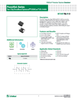 2チップ Broadband Optimized交流用シリコンダイオード DO-214AA Pxxx2SxLシリーズ