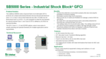 工業用作業者保護装置 Shock Block SB5000シリーズ　サマリー