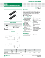 小型PCB実装型リードスイッチ 59050シリーズ