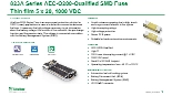高電圧車載用 AEC-Q200認定ヒューズ 823Aシリーズ