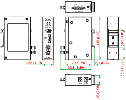 【Moxa】ICF-1171Iシリーズ