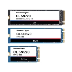 商用／産業用NVMe SSD(PCIe) CL SN720／CL SN520
