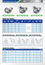 Vacutronics MP シリーズ無油式小型搖動ピストンドライポンプMP-20V/30V/36V