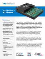 PCI Express5.0 M.2SSD解析ツール