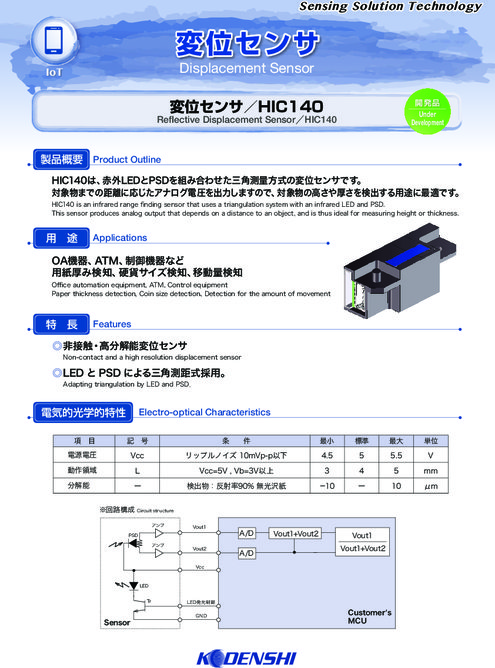 変位センサ_HIC140