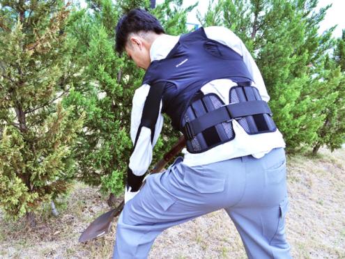 【掘削作業の負担軽減・アシストスーツ】 bonbone ワーキングアシストAS