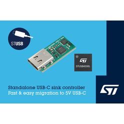USB Type-Cシンクポート・コントローラ STUSB4500L