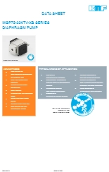 気体用インテリジェントポンプ MPG75-22KTV-XB データシート